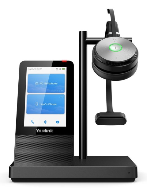 Yealink WH66 Mono UC Zestaw słuchawkowy Bezprzewodowy Opaska na głowę Biuro/centrum telefoniczne USB Typu-A Bluetooth Podstawka Yealink WH66 Mono UC Zestaw słuchawkowy Bezprzewodowy Opaska na głowę Biuro/centrum telefoniczne USB Typu-A Bluetooth Podstawka