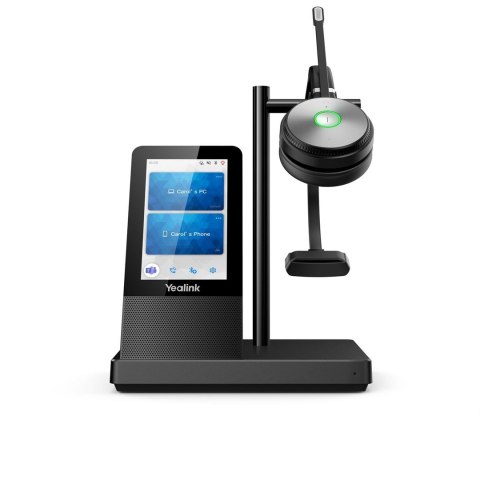 Yealink WH66 Mono UC Zestaw słuchawkowy Bezprzewodowy Opaska na głowę Biuro/centrum telefoniczne USB Typu-A Bluetooth Podstawka Yealink WH66 Mono UC Zestaw słuchawkowy Bezprzewodowy Opaska na głowę Biuro/centrum telefoniczne USB Typu-A Bluetooth Podstawka