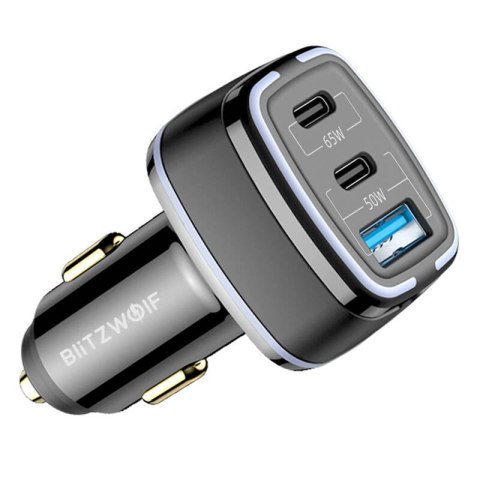 Ładowarka samochodowa BlitzWolf BW-BC4 115W 3-Port USB PD Ładowarka samochodowa BlitzWolf BW-BC4 115W 3-Port USB PD
