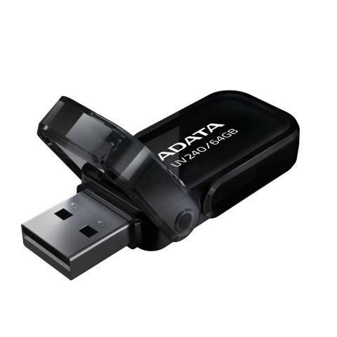 Pendrive ADATA UV240 AUV240-64G-RBK (64GB; USB 2.0; kolor czarny) Pendrive ADATA UV240 AUV240-64G-RBK (64GB; USB 2.0; kolor czarny)