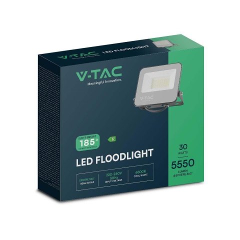 V-TAC PROJEKTOR LED V-TAC 30W 185LM/W CZARNY VT-44 V-TAC PROJEKTOR LED V-TAC 30W 185LM/W CZARNY VT-44