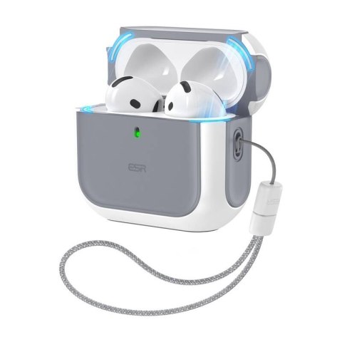 Etui AirPods 4 Orbit Hybrid (białe) Etui AirPods 4 Orbit Hybrid (białe)