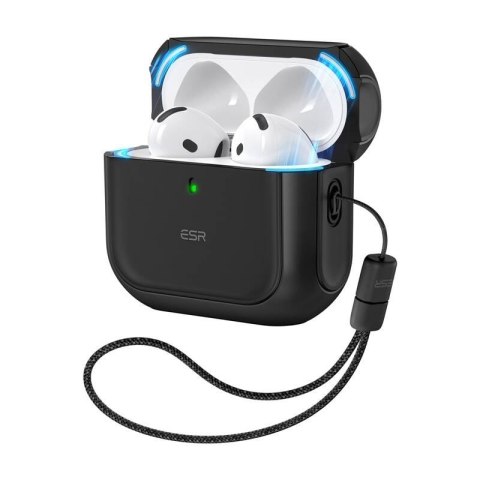 Etui AirPods 4 Orbit Hybrid (czarne) Etui AirPods 4 Orbit Hybrid (czarne)