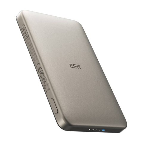 Powerbank magnetyczny ESR Qi2 MagSlim 5000 mAh (piaskowy) Powerbank magnetyczny ESR Qi2 MagSlim 5000 mAh (piaskowy)