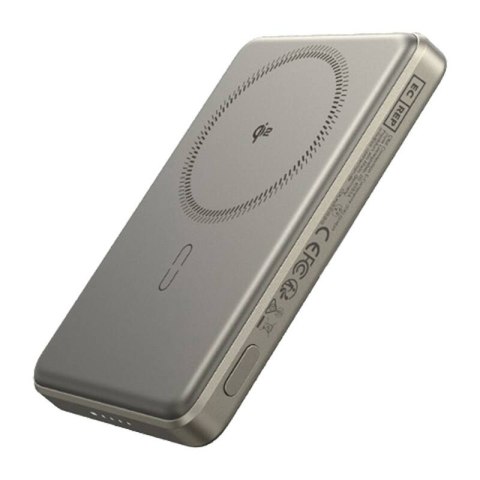 Powerbank magnetyczny ESR Qi2 MagSlim 5000 mAh (piaskowy) Powerbank magnetyczny ESR Qi2 MagSlim 5000 mAh (piaskowy)