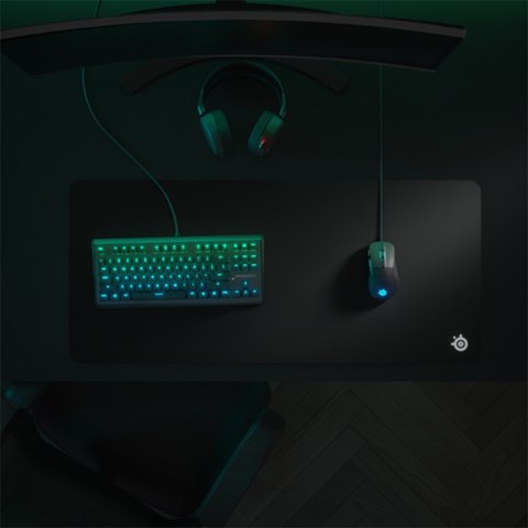 Steelseries podkładka pod mysz QcK XXL 900x400x4mm (miękka tkanina czarna) Steelseries podkładka pod mysz QcK XXL 900x400x4mm (miękka tkanina czarna)