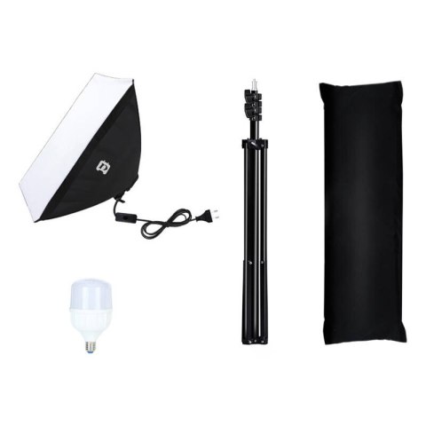 Zestaw studyjny Puluz Softbox LED 50x70cm, statyw, żarówka LED 1 szt PU5070EU Zestaw studyjny Puluz Softbox LED 50x70cm, statyw, żarówka LED 1 szt PU5070EU