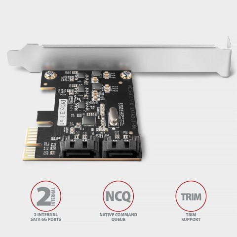Axagon PCES-SJ2 adapter Wewnętrzny SATA