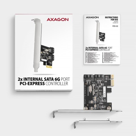Axagon PCES-SJ2 adapter Wewnętrzny SATA