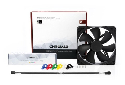 Wentylator NOCTUA 140mm NF-A14 PWM CHromax Black Swap colors Wentylator NOCTUA 140mm NF-A14 PWM CHromax Black Swap colors