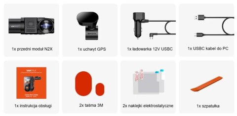 Wideorejestrator Vantrue N2X LTE Wideorejestrator Vantrue N2X LTE
