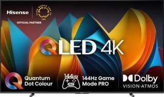 Telewizor Hisense 100E7NQ 100" 4K Ultra HD VIDAA Dolby Atmos DVB-T2 Czarny
