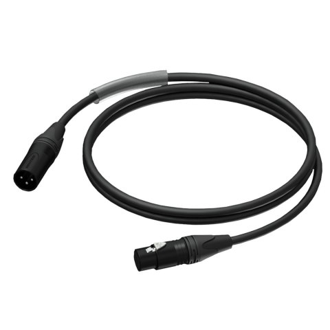PROCAB KABEL MĘSKI ZŁĄCZE XLR - ŻEŃSKIE ZŁĄCZE XLR, ULTRAFLEX™, 0,5 M PROCAB KABEL MĘSKI ZŁĄCZE XLR - ŻEŃSKIE ZŁĄCZE XLR, ULTRAFLEX™, 0,5 M