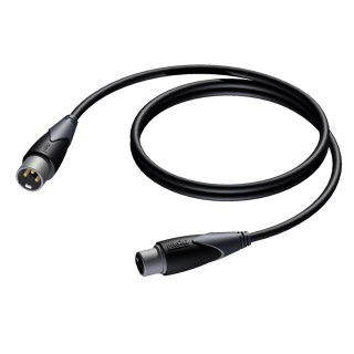 PROCAB KABEL MĘSKIE ZŁĄCZE XLR - ŻEŃSKIE ZŁĄCZE XLR ŻEŃSKIE, 10 M