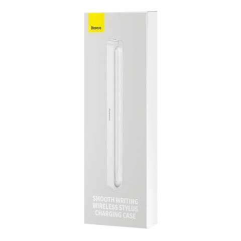 Etui z ładowarką indukcyjną dla rysika Baseus Smooth Writing Stylus (biały) Etui z ładowarką indukcyjną dla rysika Baseus Smooth Writing Stylus (biały)