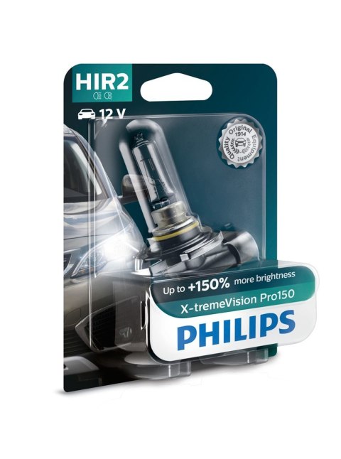 Żarówka (Blister 1szt.) HIR2 12V 55W PX22D X-tremeVision Pro150, biała 3350K Żarówka (Blister 1szt.) HIR2 12V 55W PX22D X-tremeVision Pro150, biała 3350K
