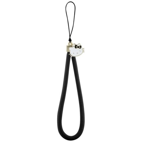 Hello Kitty Nylon Cord Kitty Head - Zawieszka do telefonu (czarny) Hello Kitty Nylon Cord Kitty Head - Zawieszka do telefonu (czarny)