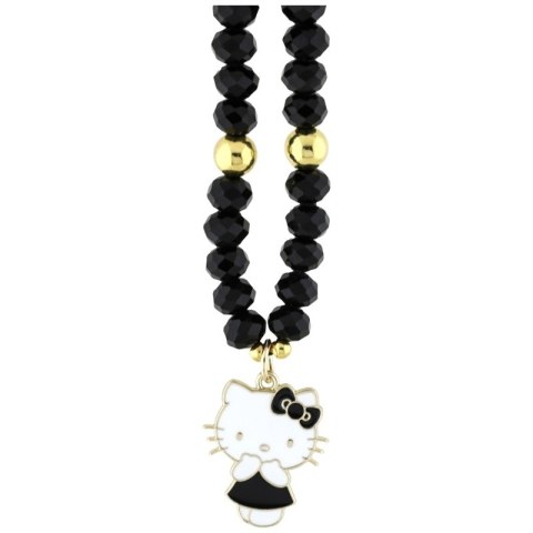 Hello Kitty Pearls and Beads Kitty Charm - Zawieszka do telefonu (czarny) Hello Kitty Pearls and Beads Kitty Charm - Zawieszka do telefonu (czarny)