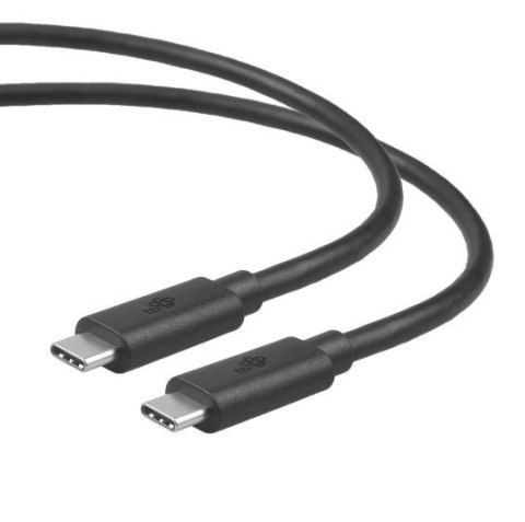 Kabel USB C-USB C 2m 60W 5Gbps USB 3.1 czarny Kabel USB C-USB C 2m 60W 5Gbps USB 3.1 czarny