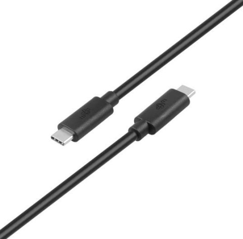 Kabel USB C-USB C 2m 60W 5Gbps USB 3.1 czarny Kabel USB C-USB C 2m 60W 5Gbps USB 3.1 czarny