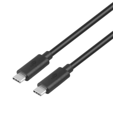 Kabel USB C-USB C 2m 60W 5Gbps USB 3.1 czarny Kabel USB C-USB C 2m 60W 5Gbps USB 3.1 czarny