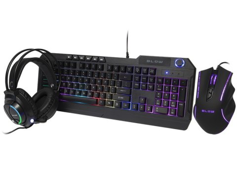 Zestaw gamingowy Klawiatura + mysz + słuchawki Zestaw gamingowy Klawiatura + mysz + słuchawki