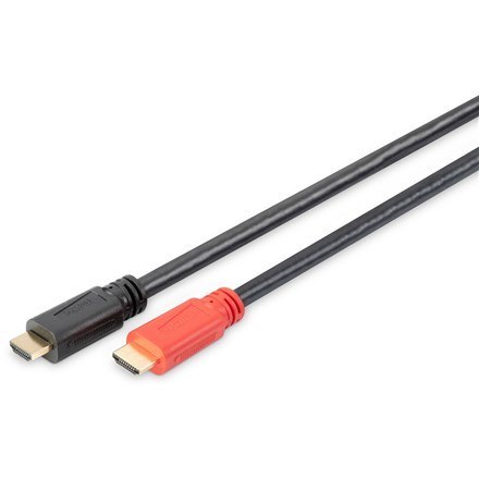 Digitus Kabel przyłączeniowy HDMI High Speed z Ethernetem, ze wzmacniaczem Digitus Kabel przyłączeniowy HDMI High Speed z Ethernetem, ze wzmacniaczem