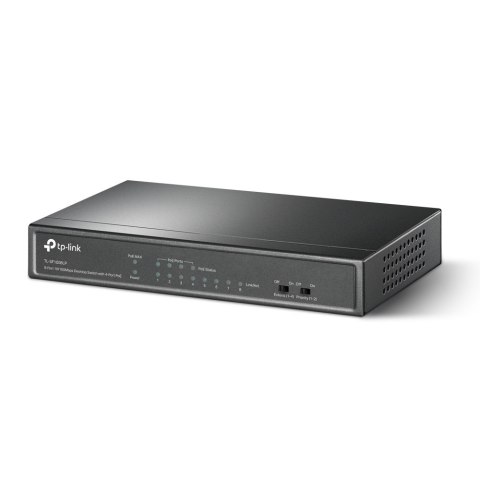 Switch TP-LINK TL-SF1008LP Przełącznik typu desktop, 8 portów 10/100 Mb/s, 4 porty PoE , 8 portów RJ45 10/100 Mb/s, 4 porty PoE, Switch TP-LINK TL-SF1008LP Przełącznik typu desktop, 8 portów 10/100 Mb/s, 4 porty PoE , 8 portów RJ45 10/100 Mb/s, 4 porty PoE,