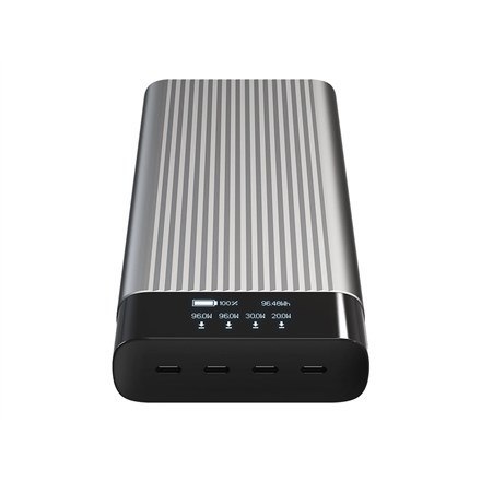 HYPER HJ245B bank mocy 27000 mAh Srebrny HYPER HJ245B bank mocy 27000 mAh Srebrny