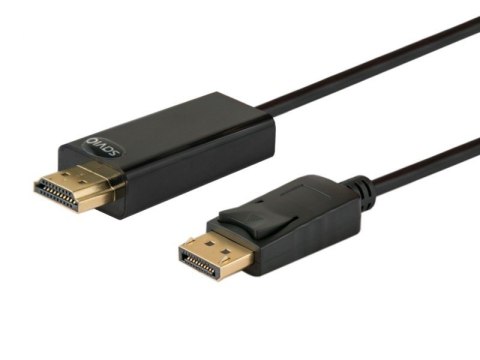 Kabel DisplayPort (M) - HDMI (M) 1,5m, CL-56 Kabel DisplayPort (M) - HDMI (M) 1,5m, CL-56