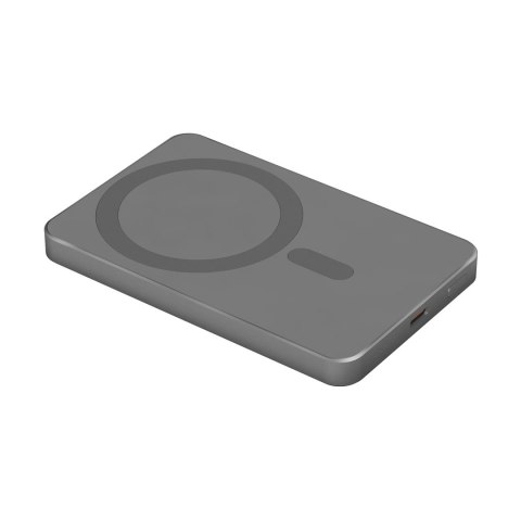POWERBANK indukcyjny Kruger&Matz 5000 mAh Mag Safe szary POWERBANK indukcyjny Kruger&Matz 5000 mAh Mag Safe szary