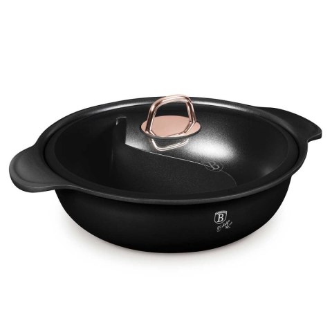 GARNEK TYTANOWY HOT POT Z POKRYWĄ 30cm BERLINGER HAUS BH-8627 BLACK ROSE GARNEK TYTANOWY HOT POT Z POKRYWĄ 30cm BERLINGER HAUS BH-8627 BLACK ROSE