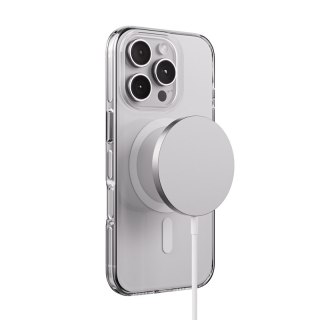 Crong Clear MAG Pro - Etui iPhone 16 Pro MagSafe (biały)