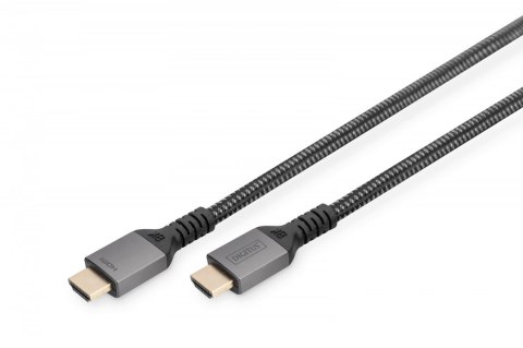 Kabel Premium połączeniowy HDMI 2.1 Ultra HighSpeed 8K60Hz UHD Typ HDMI A/A M/M 1m Czarny Kabel Premium połączeniowy HDMI 2.1 Ultra HighSpeed 8K60Hz UHD Typ HDMI A/A M/M 1m Czarny