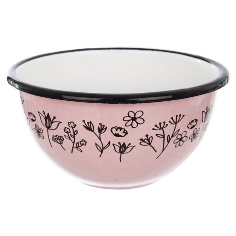 Miska miseczka emaliowana różowa LOUKA 12 cm 0,5 l Miska miseczka emaliowana różowa LOUKA 12 cm 0,5 l