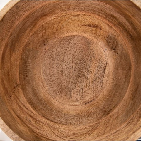 Miska na owoce i warzywa do serwowania dań sałatek drewniana 25 cm 3 l Miska na owoce i warzywa do serwowania dań sałatek drewniana 25 cm 3 l