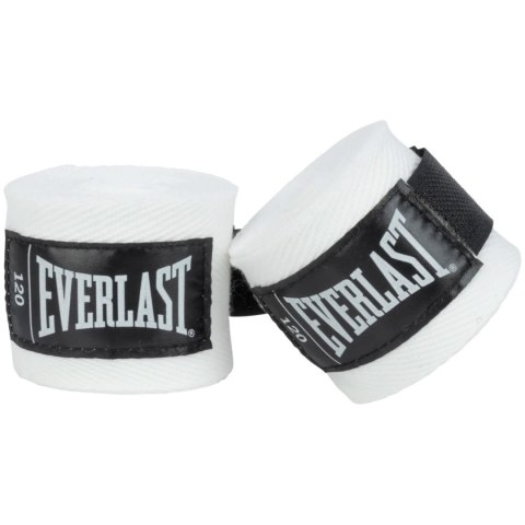 Owijki Taśmy Bandaże Bokserskie Białe Oddychające Solidne EVERLAST 305 cm Owijki Taśmy Bandaże Bokserskie Białe Oddychające Solidne EVERLAST 305 cm