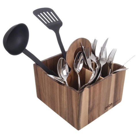 Pojemnik stojak koszyk na przybory kuchenne sztućce organizer WOODEN Pojemnik stojak koszyk na przybory kuchenne sztućce organizer WOODEN