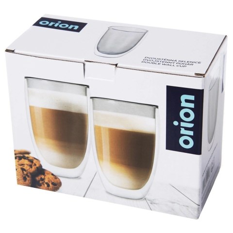 Szklanki termiczne z podwójną ścianką do kawy latte DOUBLE 460 ml 2 szt. Szklanki termiczne z podwójną ścianką do kawy latte DOUBLE 460 ml 2 szt.