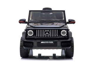 Mercedes AMG G63 dla dzieci Czarny + Pilot + MP3 LED + Wolny Start + EVA + Pasy