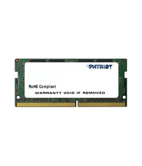 Pamięć Patriot Memory Signature PSD48G213381S (DDR4 SO-DIMM; 1 x 8 GB; 2133 MHz; CL15) Pamięć Patriot Memory Signature PSD48G213381S (DDR4 SO-DIMM; 1 x 8 GB; 2133 MHz; CL15)