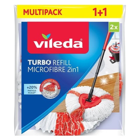 Wkład do mopa obrotowego Vileda TURBO 2w1 2szt. Wkład do mopa obrotowego Vileda TURBO 2w1 2szt.