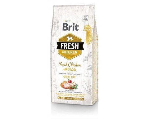 BRIT Fresh Chicken & Potato Adult Great Life 12kg BRIT Fresh Chicken & Potato Adult Great Life 12kg