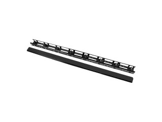 LANBERG vertical cable management panel 37U 2x for 19inch free-standing cabinets FF01+FF02 juodas