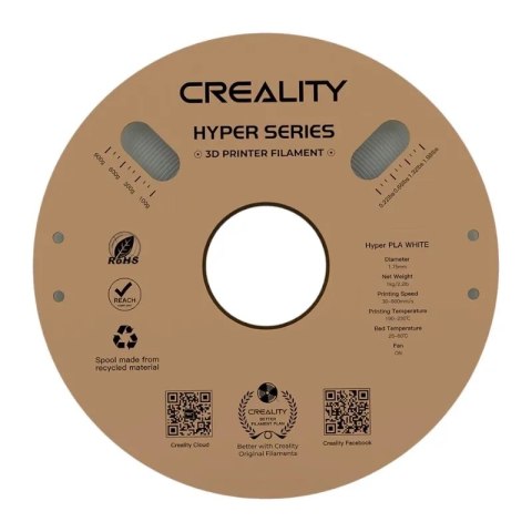 Filament Hyper PLA Creality (Biały) Filament Hyper PLA Creality (Biały)