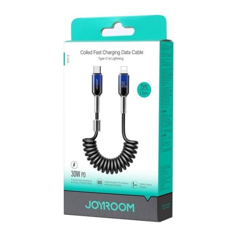 Kabel USB-C Lightning Joyroom S-A43 30W 1,5m czarny Kabel USB-C Lightning Joyroom S-A43 30W 1,5m czarny