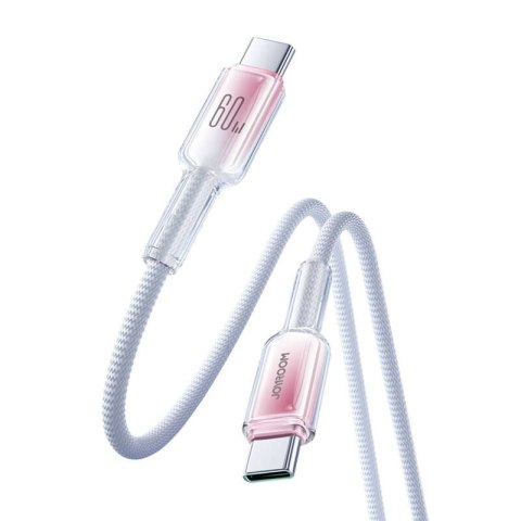 Kabel USB-C USB-C Joyroom S-A42 60W 1.2m biały Kabel USB-C USB-C Joyroom S-A42 60W 1.2m biały