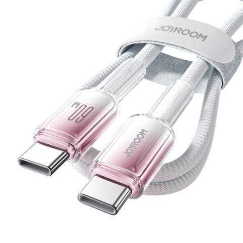 Kabel USB-C USB-C Joyroom S-A42 60W 1.2m biały Kabel USB-C USB-C Joyroom S-A42 60W 1.2m biały