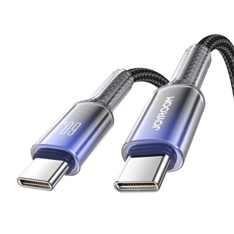 Kabel USB-C USB-C Joyroom S-A42 60W 1.2m czarny Kabel USB-C USB-C Joyroom S-A42 60W 1.2m czarny