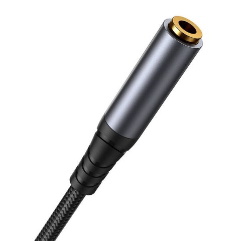 Kabel przedłużający AUX Joyroom SY-A09 mini jack 3.5mm żeński do mini jack 3.5mm męski, oplot, 1.2m (czarny) Kabel przedłużający AUX Joyroom SY-A09 mini jack 3.5mm żeński do mini jack 3.5mm męski, oplot, 1.2m (czarny)